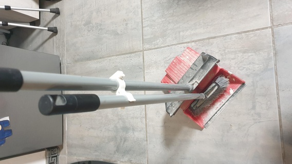 floor sweeper clamp Others 3d print model - Mito3D