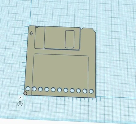 diskette abs notizbuch 3d modelle download realität wolke 3d print model - Mito3D