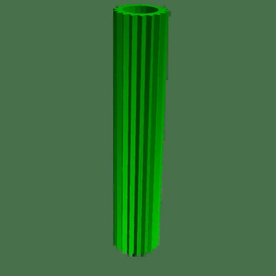 florero en tubo 3d models download creality cloud 3d print model - Mito3D