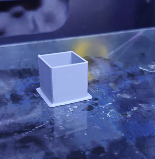 fluir calibración cubo impresora partes accesorios 3D print model - Mito3D