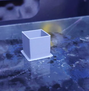 fluir calibración cubo impresora partes accesorios 3d print model - Mito3D