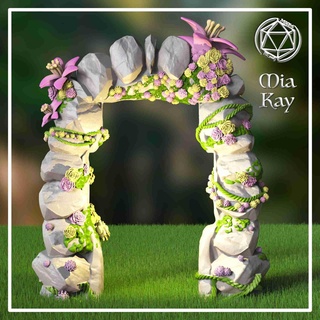 flower arch Characters 3d print model - Mito3D