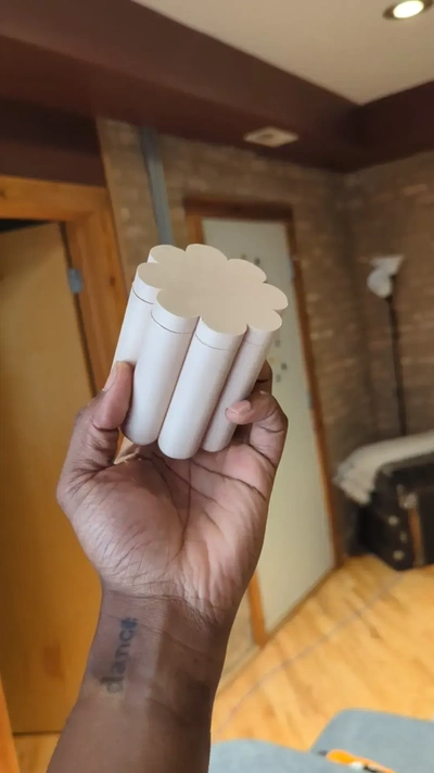 fleur pot torsion couvercle 3d modèles télécharger créalité nuage 3d print model - Mito3D