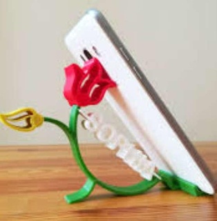 çiçek telefon üstesinden gelmek yerli cihaz 3d print model - Mito3D