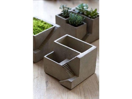 flower pot + mold Nature & Plants 3d print model - Mito3D