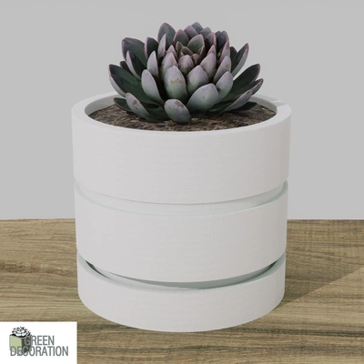 flower pot home decoration fp18 3d models download creality cloud decor 3d print model - Mito3D