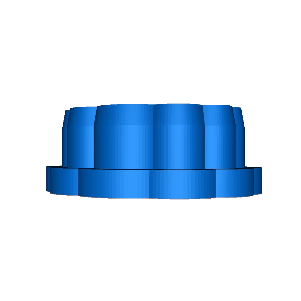 fleur timbres 3d modèles télécharger créalité nuage 3D print model - Mito3D