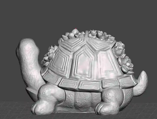 fiore tartaruga 3d modelli scarica creality nube rettiliano 3d print model - Mito3D
