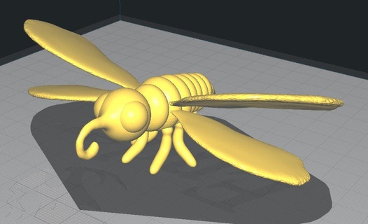 Fliege Insekten 3d print model - Mito3D