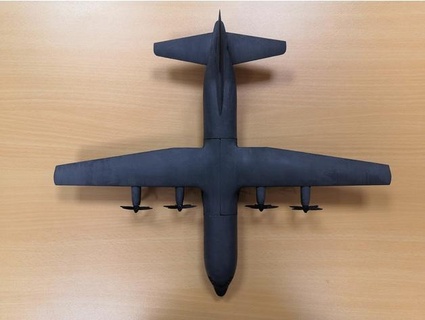 flying boxcar Aircraft 3d print model - Mito3D