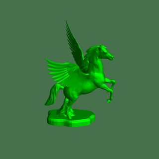 volador caballo mitos 3d print model - Mito3D