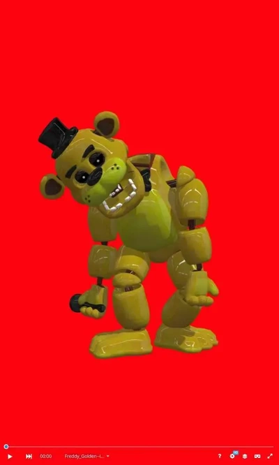 fnaf ar dorado freddy 3d modelos descargar crealidad nube 3d print model - Mito3D