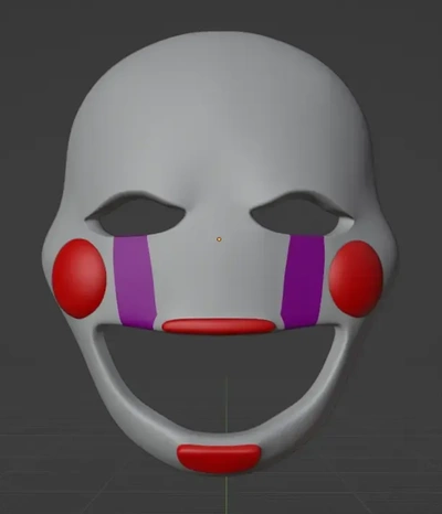 fnaf puppet mask 3d models download creality cloud 3d print model - Mito3D