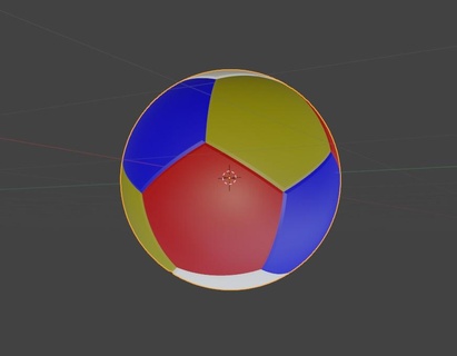 calcio palla 3d print model - Mito3D