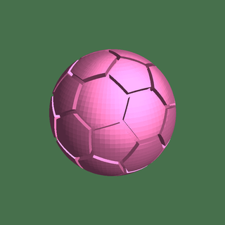 calcio gli sport all'aperto 3d print model - Mito3D