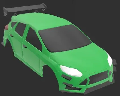 ford fokus rallye 3d modelle download realität wolke 3d print model - Mito3D