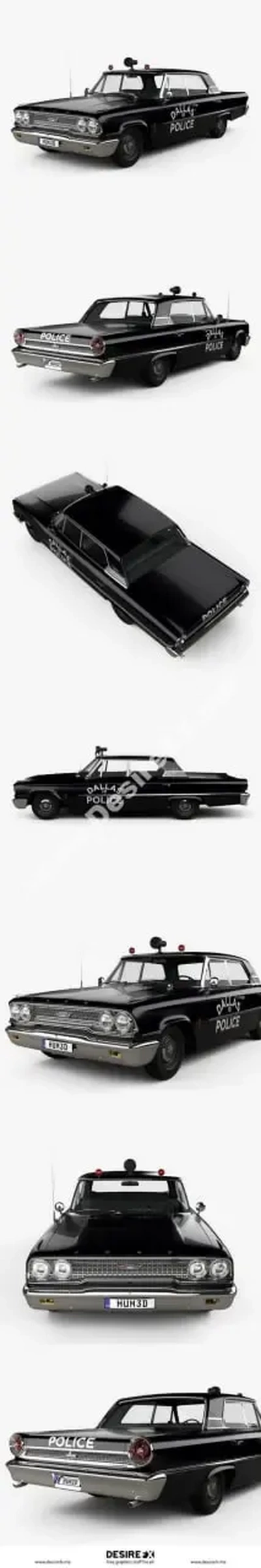 ford galaxie 3d models download creality cloud 3d print model - Mito3D