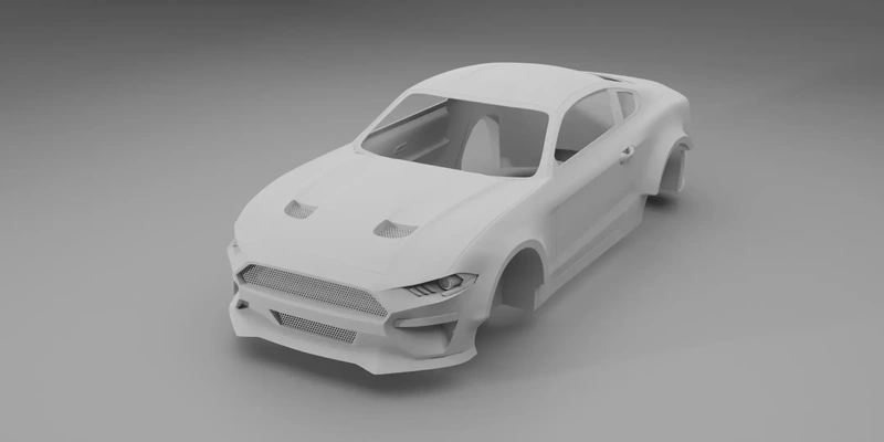 vau mustang rtr spec5 3d modelos baixar crialidade nuvem 3d print model - Mito3D