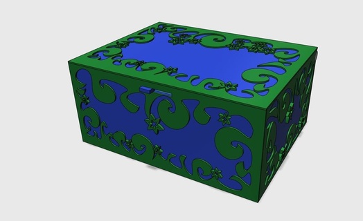 olvidado caja 3d print model - Mito3D
