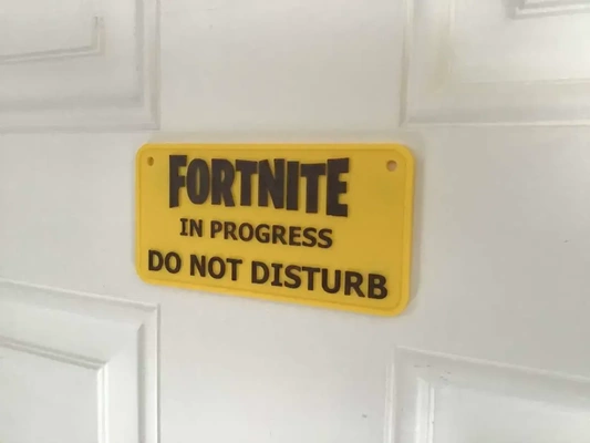 fortnite in progress sign 3d models download creality cloud 3d print model - Mito3D