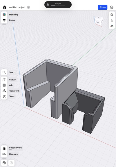 renard choc pompe rochet titulaire soutien 3d modèles télécharger créalité nuage 3d print model - Mito3D