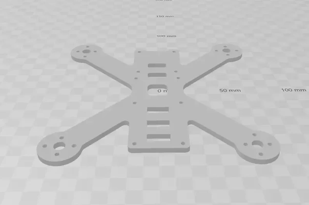 telaio drone 3d modelli scarica creality nube 3d print model - Mito3D