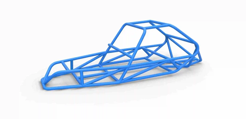 rahmen alt schule sand schiene buggy 1 25 3d modelle download realität wolke fahrzeug teile 3d print model - Mito3D