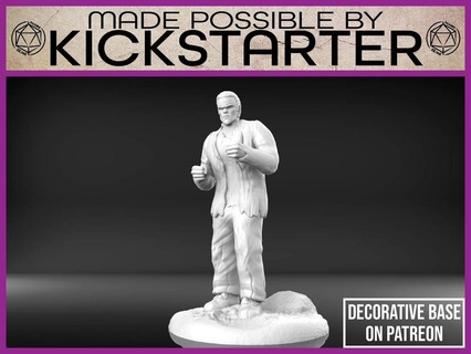 Frankenstein's monstro tampo mesa miniatura personagens 3d print model - Mito3D