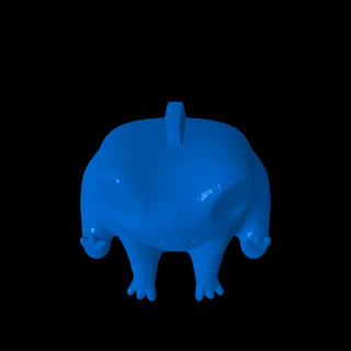 Fred kurbağa vurmalı 1 hayvanlar 3d print model - Mito3D