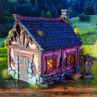 frei Stadt Tarok Hütte Rollenspiel Terrain 3d print model - Mito3D