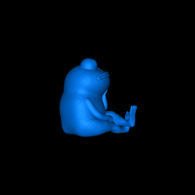 frog 3d models download creality cloud reptilian 3d print model - Mito3D