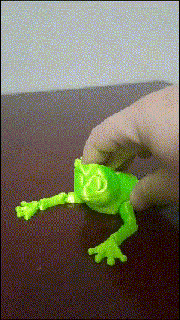 Frosch flexi 3d print model - Mito3D