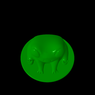 frog fred Others 3d print model - Mito3D