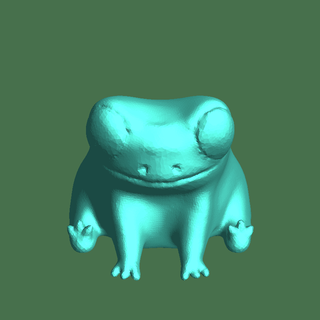 frog test Reptilian 3d print model - Mito3D