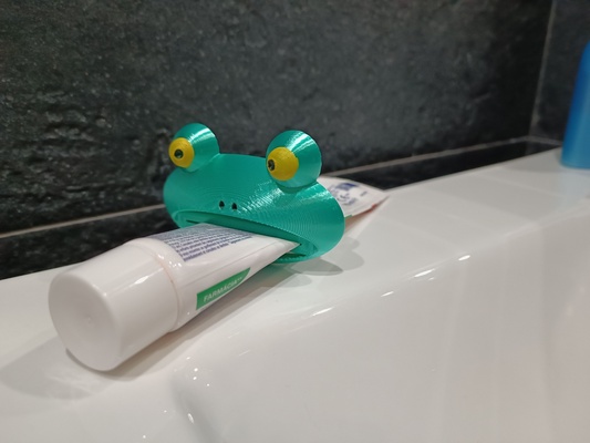 frog toothpaste tube squeezer 3d models download creality cloud 3d print model - Mito3D