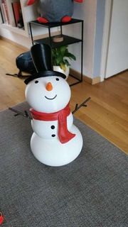 frosty snow man xmas Characters 3d print model - Mito3D