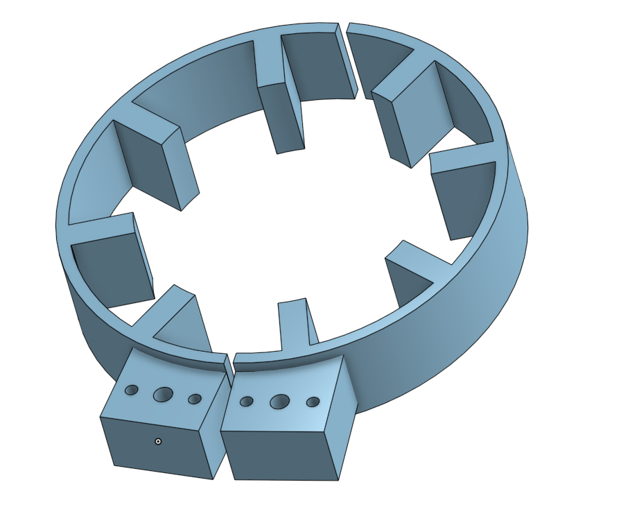 ftc mão 22 23 idéia robô brinquedo armas 3D print model - Mito3D