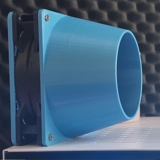 trichter Bengo ventilador funil guarda arco 3d print model - Mito3D