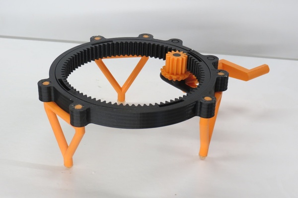 fully 3d-printable turntable 3d models download creality cloud 3d print model - Mito3D
