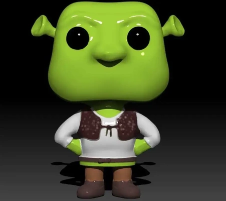 korkak pop shrek 3d modeller indir creality bulut 3d print model - Mito3D