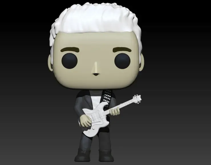 funko adão u2 3d modelos baixar crialidade nuvem 3D print model - Mito3D