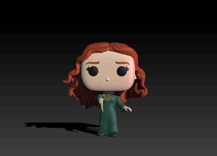 funko alicent hightower 3d models download creality cloud Fictional Characters 3d print model - Mito3D