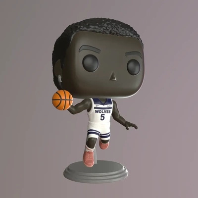 funko anthony edwards 3d models download creality cloud 3d print model - Mito3D