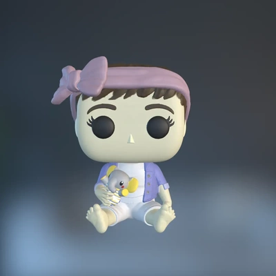 funko bebe 3d models download creality cloud 3d print model - Mito3D