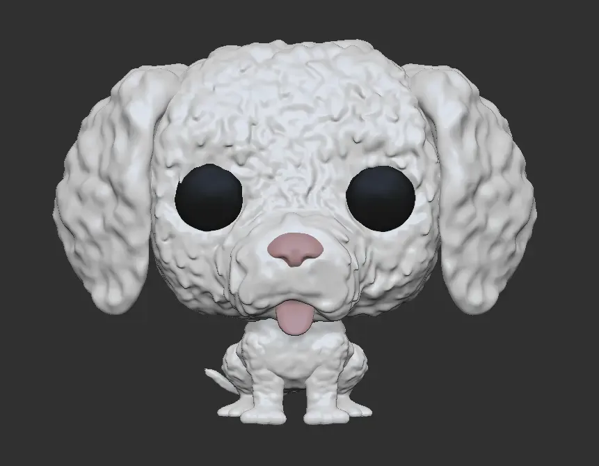 funko caniche 3d modèles télécharger créalité nuage 3D print model - Mito3D