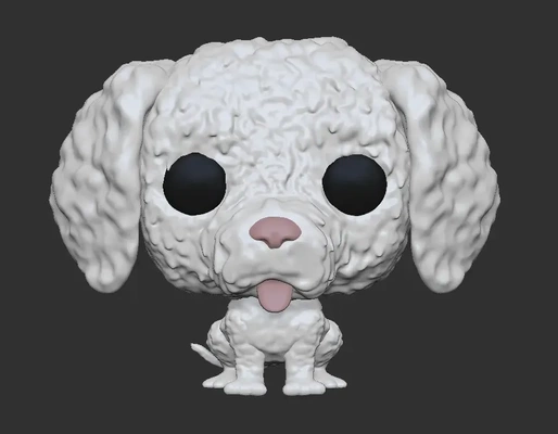 funko caniche 3d modèles télécharger créalité nuage 3d print model - Mito3D