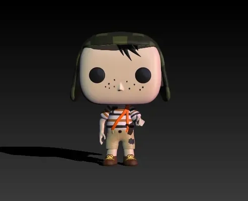 funko chavo 8 3d modelos descargar crealidad nube 3d print model - Mito3D