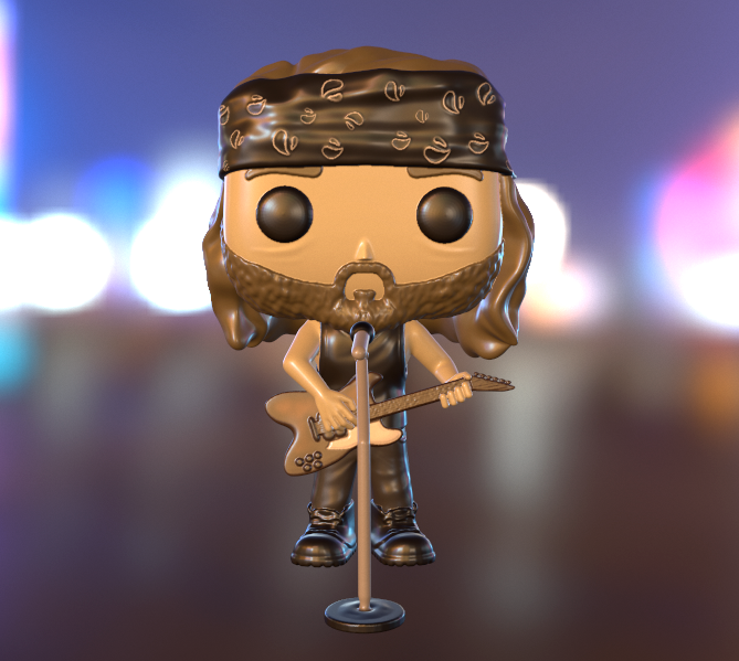 funko chizo la renga 3d modelle download realität wolke männer 3D print model - Mito3D