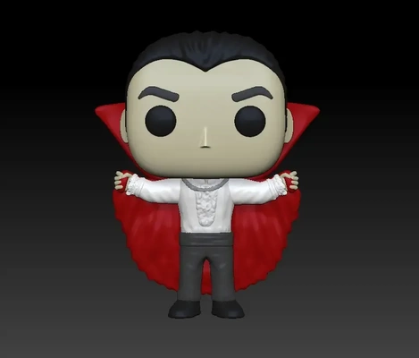 funko dracula 3d modelle download realität wolke 3d print model - Mito3D