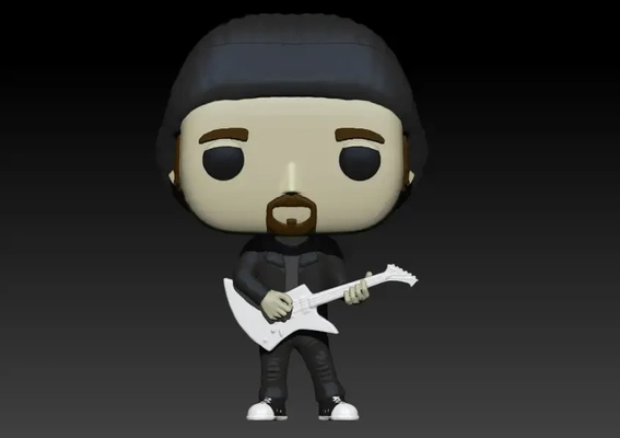 funko beira u2 3d modelos baixar crialidade nuvem 3d print model - Mito3D